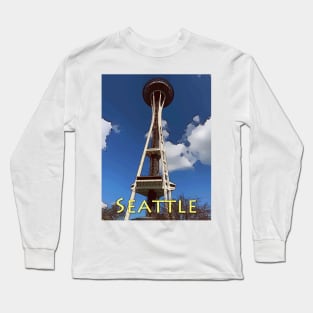 Seattle Space Needle Long Sleeve T-Shirt